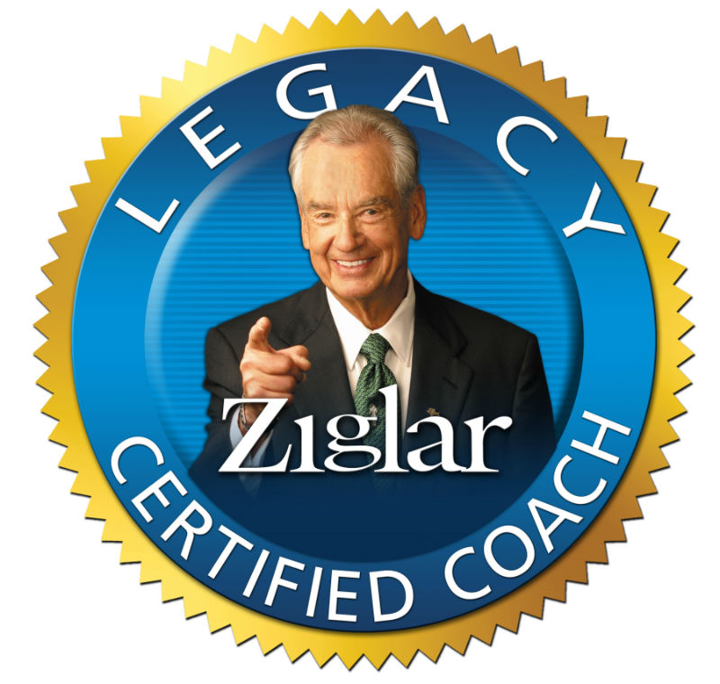 Zig Ziglar Legacy Certified Coach Logo with Mr. Ziglar in the middle