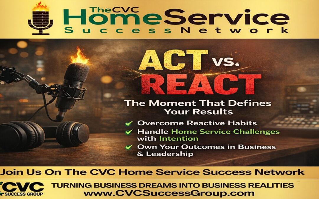 Podcast #350: Act vs. React – The Moment That Defines Your Results
